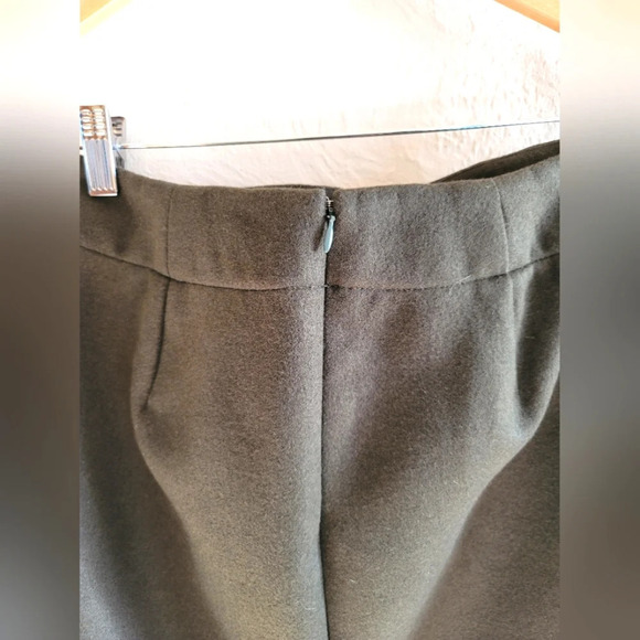 Sacai, Melton Asymmetric Tight Wool Skirt, Size 2 - Picture 9 of 14